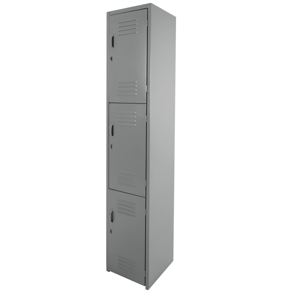 Locker Estandar 3 puertas Met?lico 180 x 36 x 37
