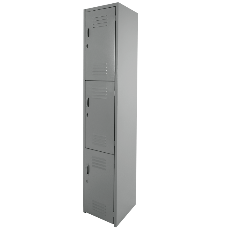 Locker Estandar 3 puertas Met?lico 180 x 36 x 37