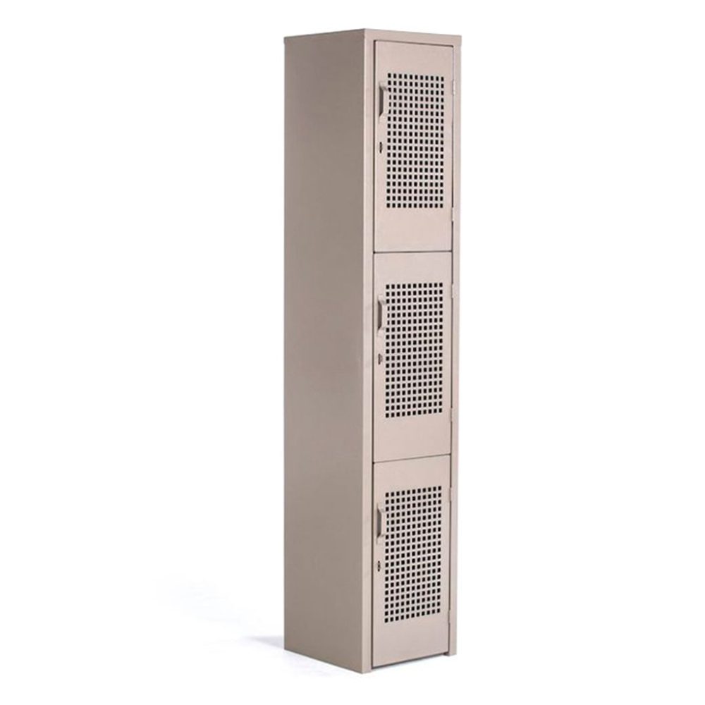 Locker Perforado de 3 puertas 180 x 38 x 37 - Imagen 3