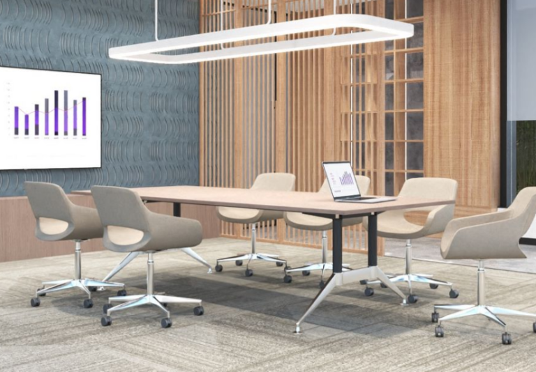 Mesa de Juntas B/Chrome