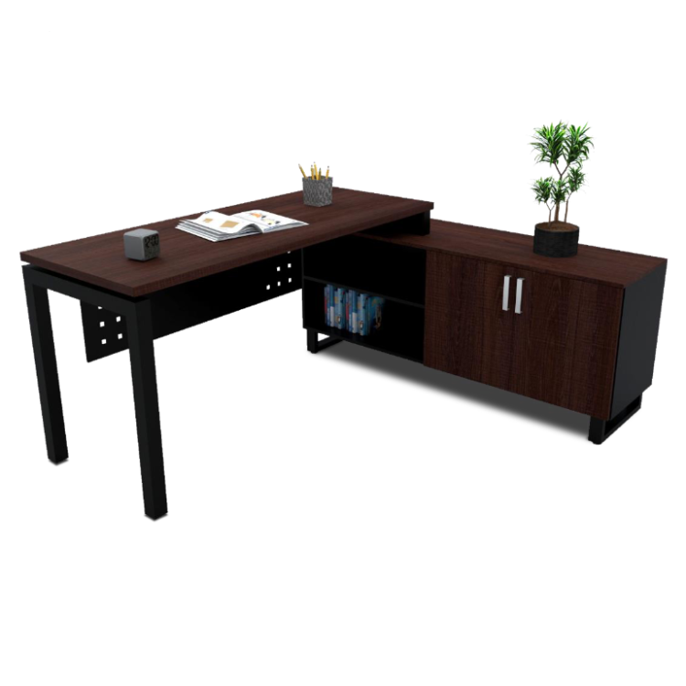 Escritorio con credenza OMEGA, 120x120x75