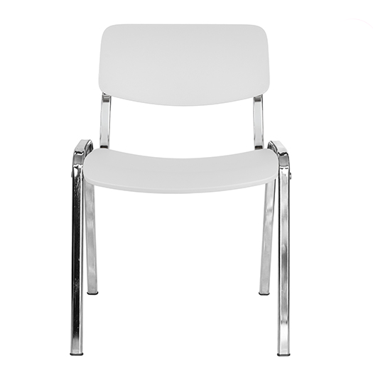 Silla de visita Milk cromada - Imagen 4