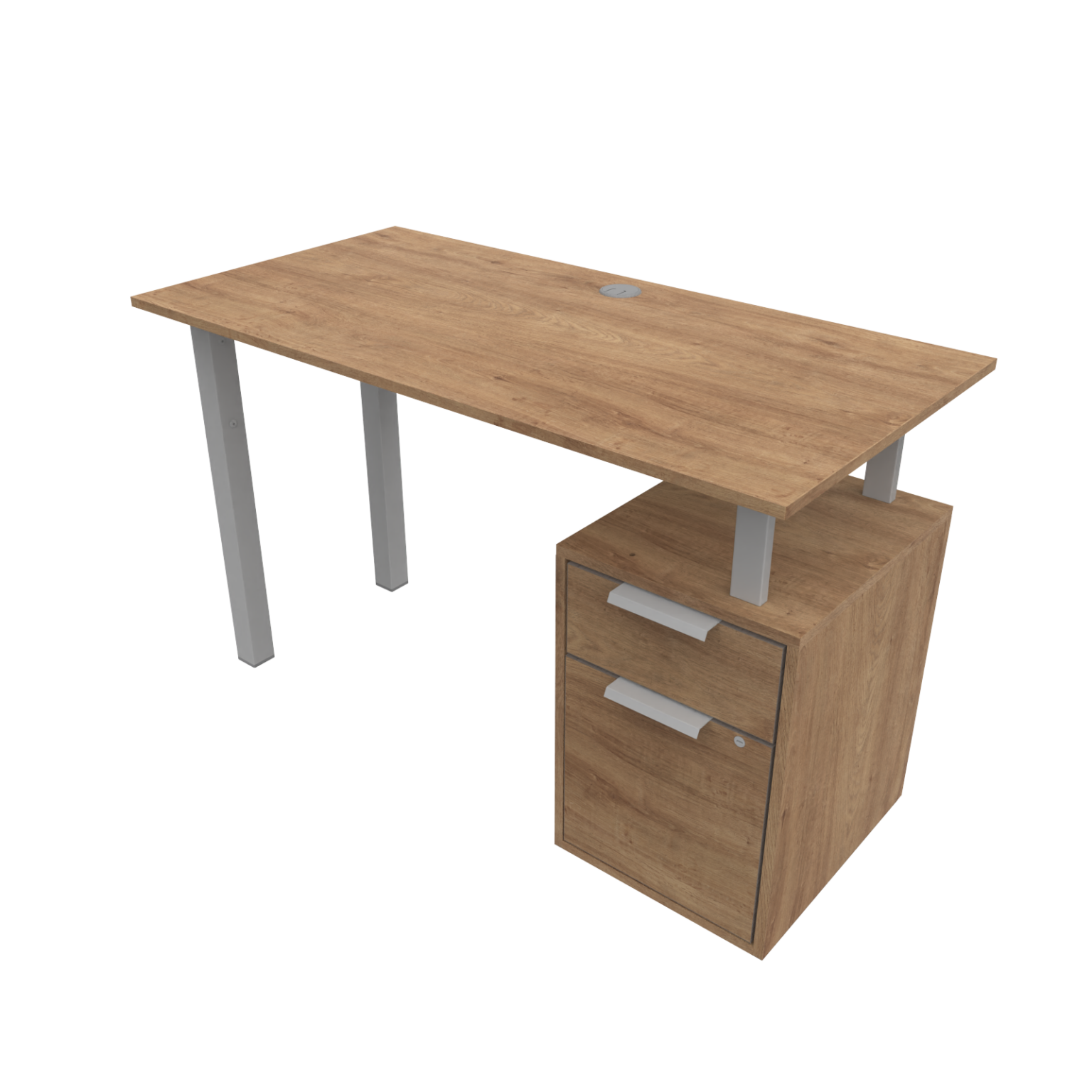 Escritorio Con Archivero Arezzo 120x60cms - Imagen 3