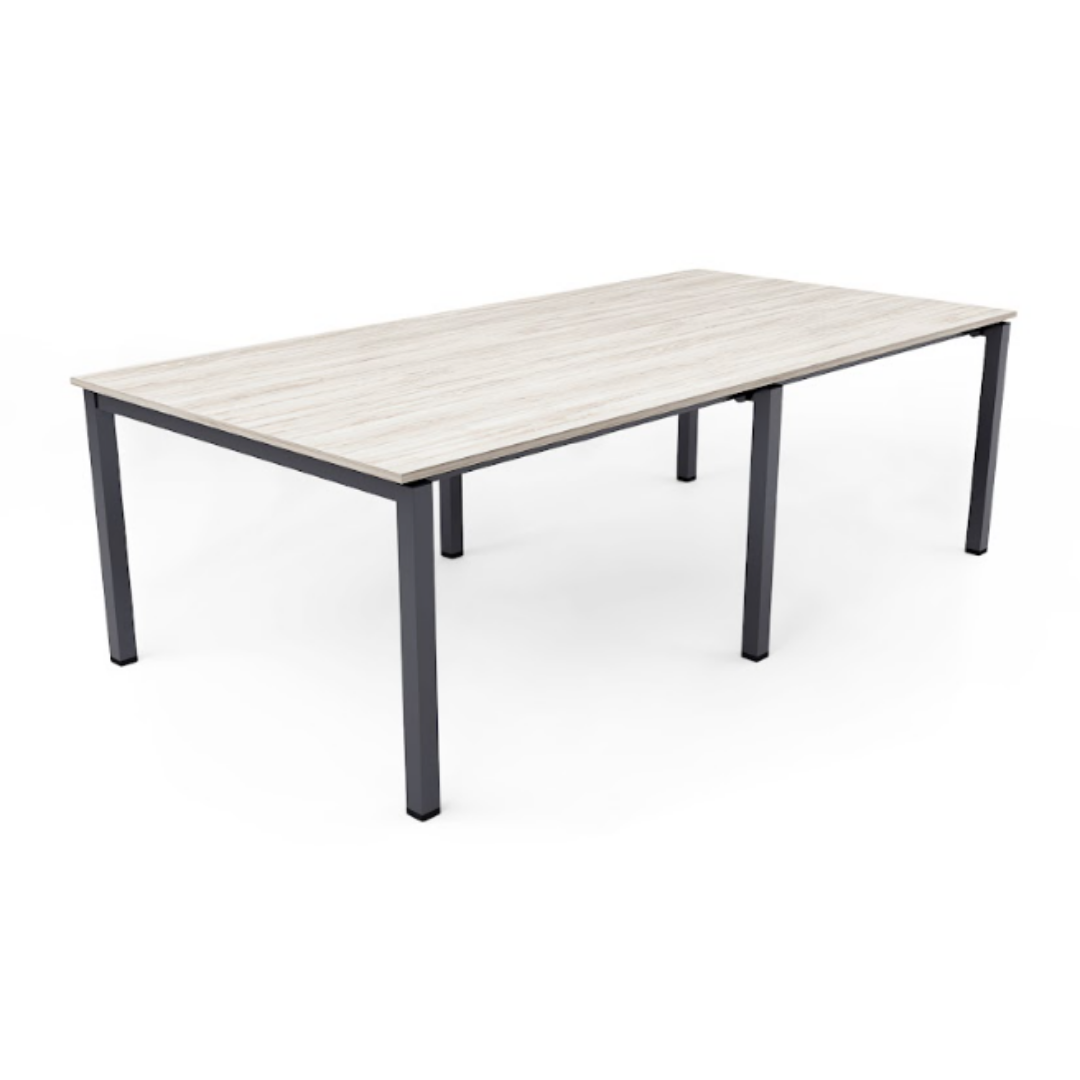 Estación de trabajo de 300 x 120 cms bl/gr