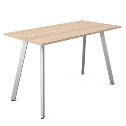 Escritorio Sai de 120 x 60 cms silver