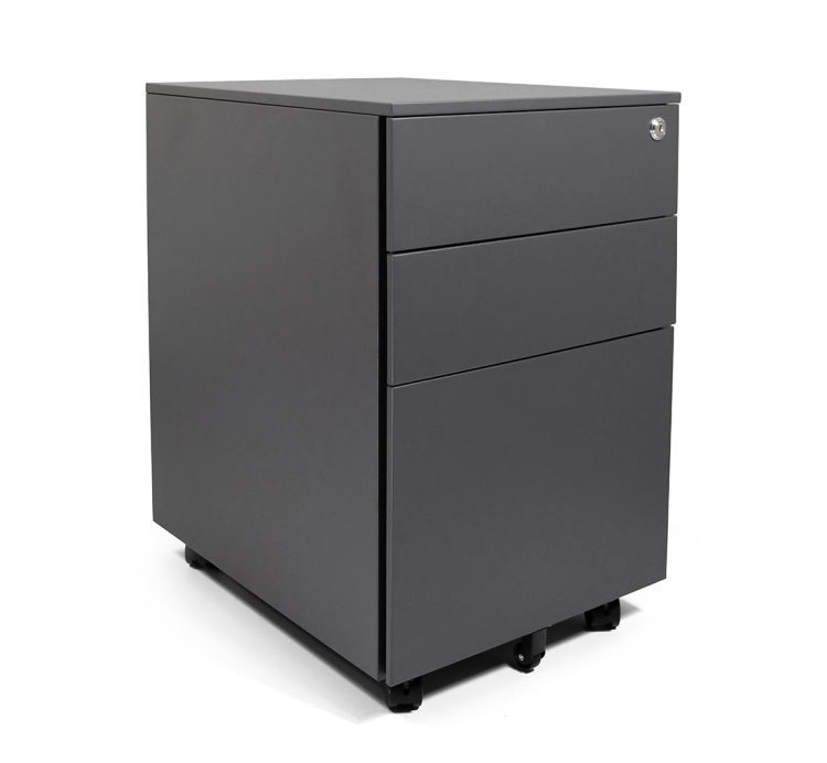 Archivero metálico móvil fij